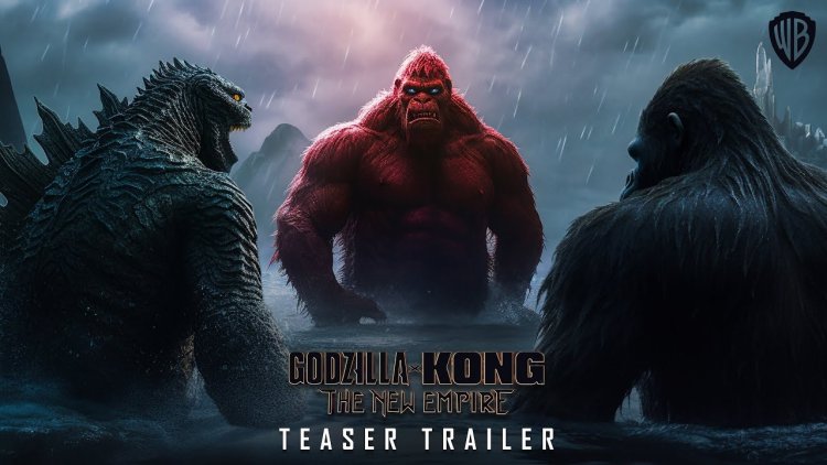 The trailer for the movie "Godzilla x Kong: The New Empire" is out!